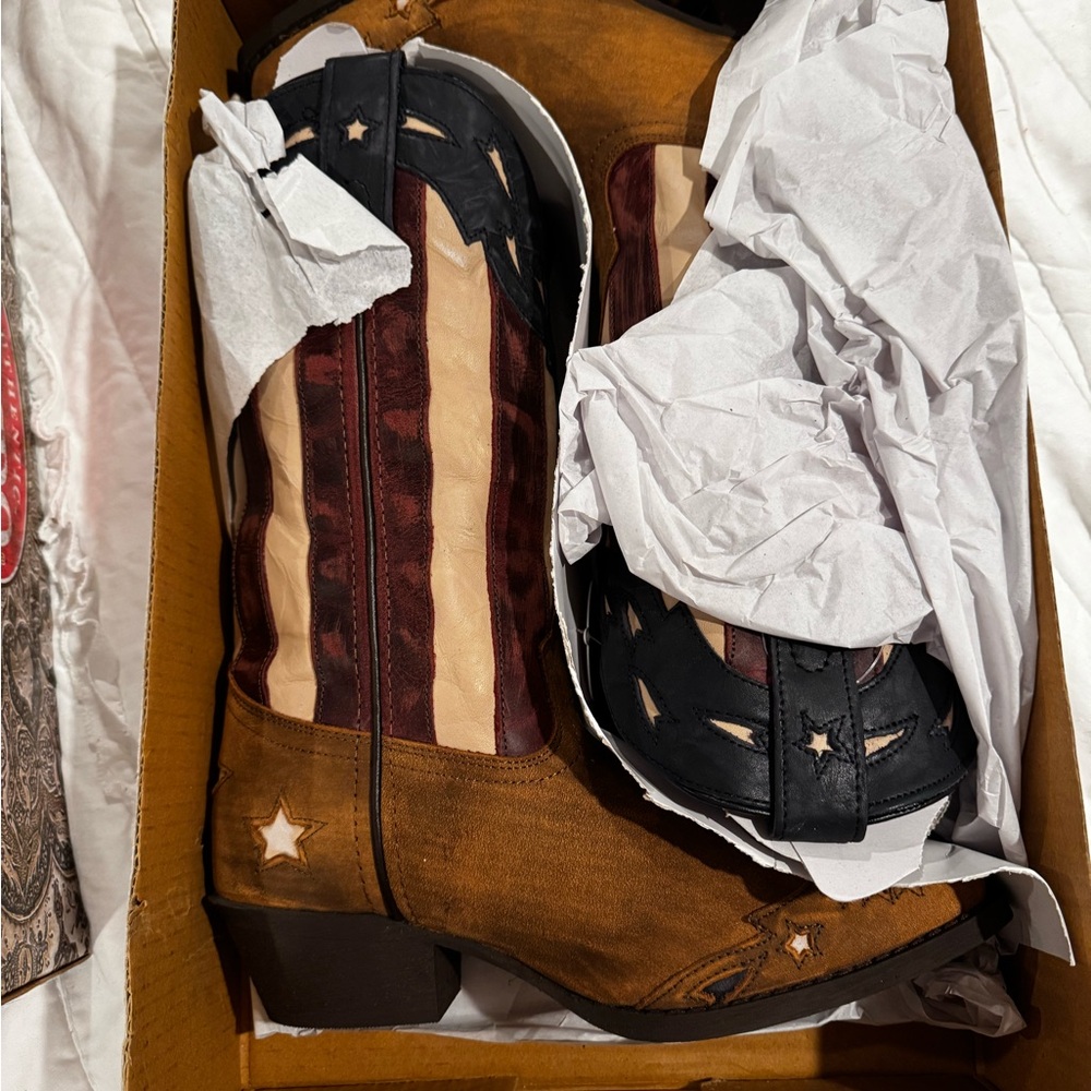 Patriotic Western Cowboy Boots